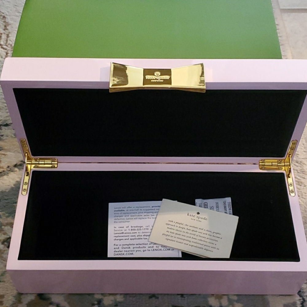 Lenox Kate Spade ♠️ Jewelry box